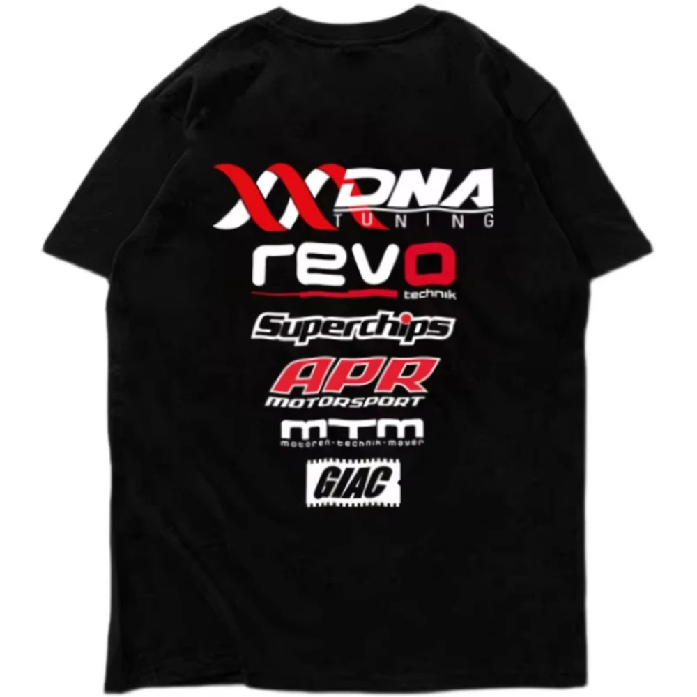 

2025 Summer Fashionable new Car Modification ECU Tuning Breathable Fashion Casual High-quality Crew-neck Printed Pattern T-shirt