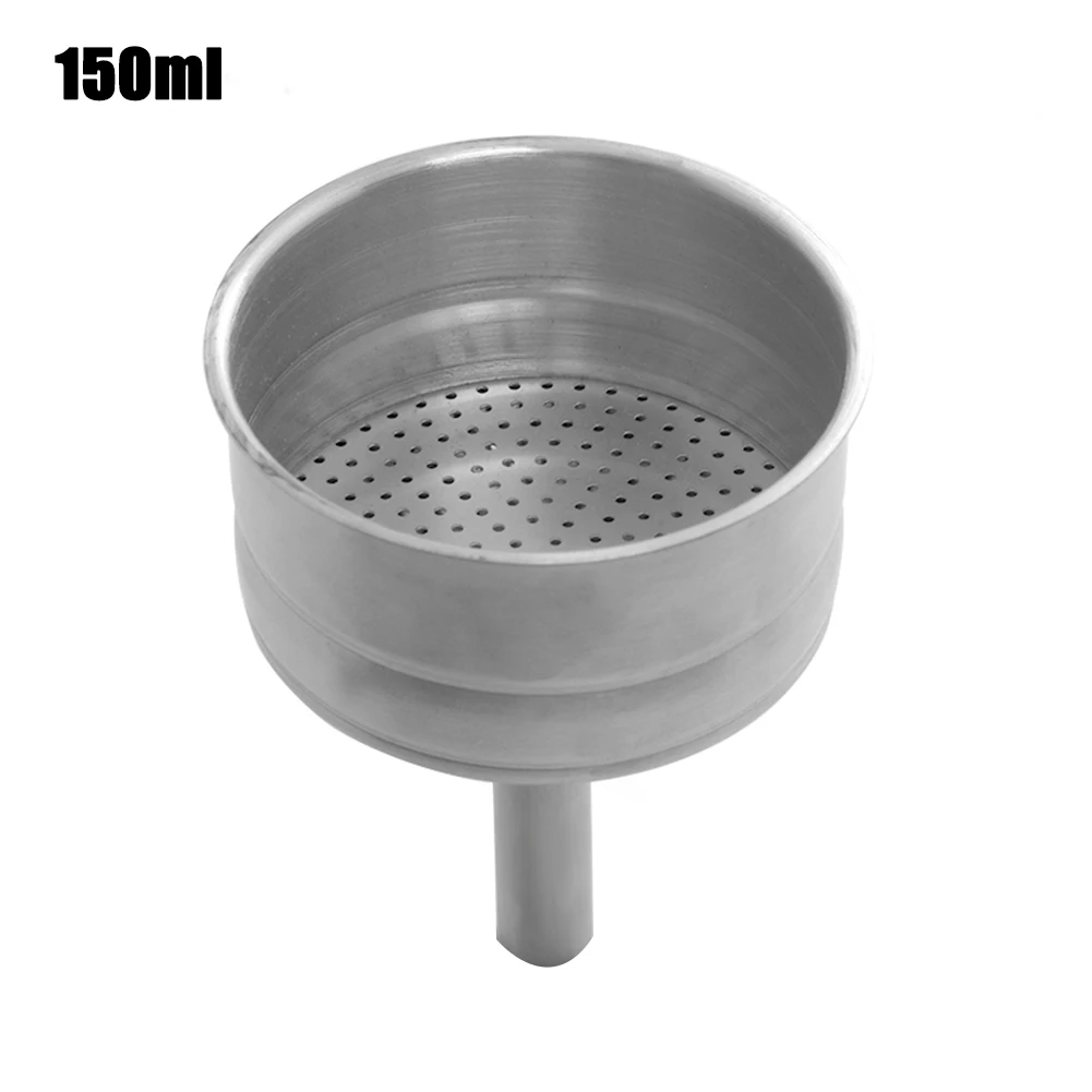 Moka Replacement Funnel Kits Stainless Steel Funnel Filter Plate With Espresso Coffee Gasket Seals Coffee Maker Accessories