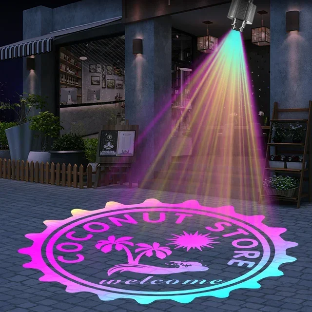 Luzes impermeáveis do casamento, mudança da cor, logotipo, projetor do Gobo, anunciando luzes, exterior, poder superior, IP67, venda quente