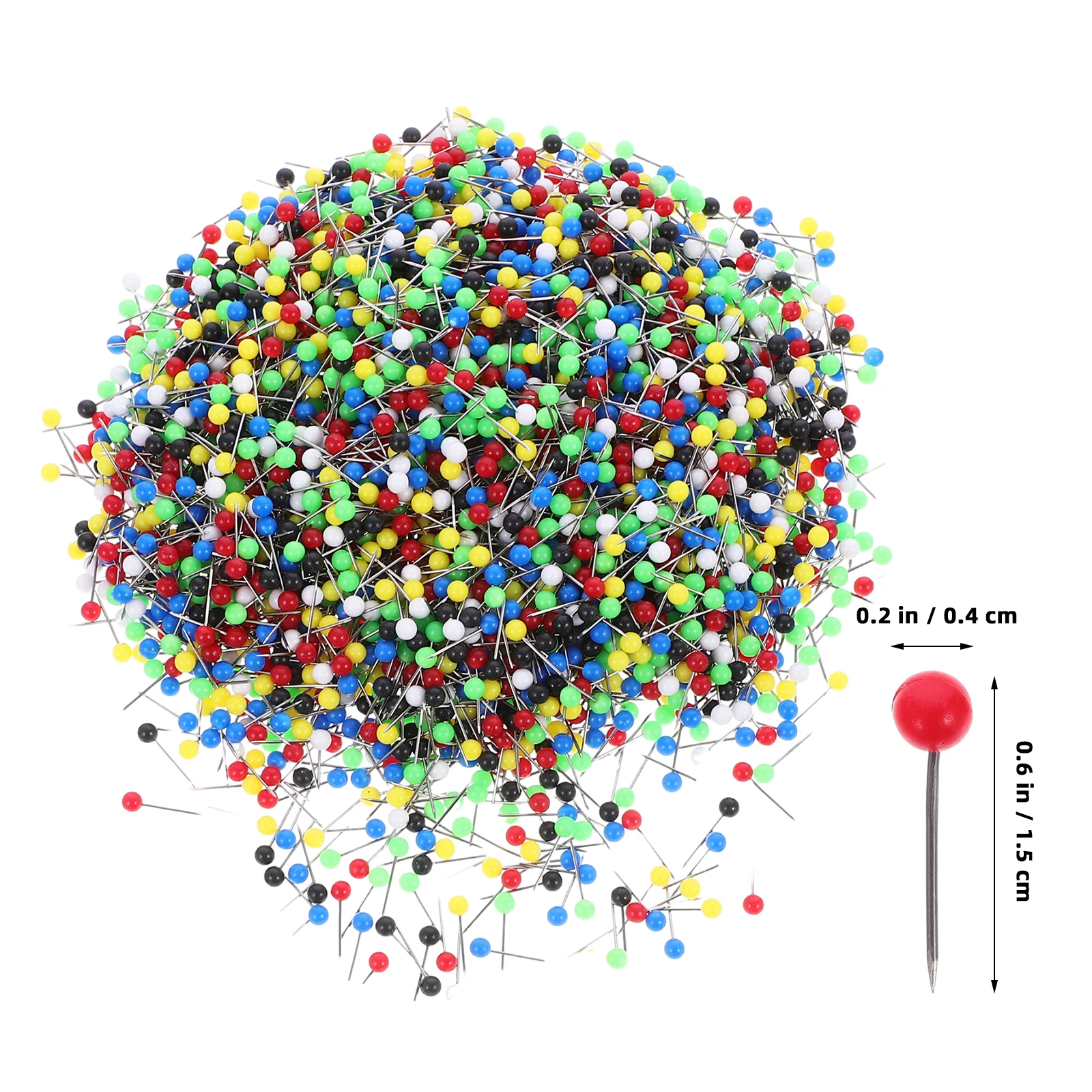 5000 قطعة 1 8 بوصة أحمر أسود أبيض Thumbtacks خريطة الملحقات اللوازم المكتبية دبابيس الدفع الدروس الحرفية السفر صور الفلين