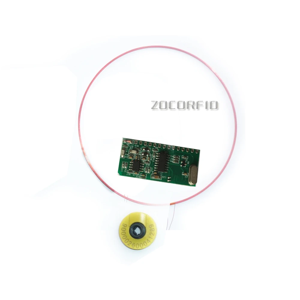 RFID 134.2Khz FDX-B HDX  RFID Read Module ISO/IEC11784/5 RS232 TTL HDX Module