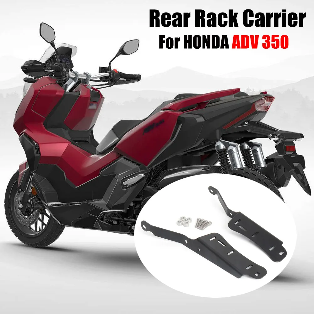 

Motorcycle Accessories Rear Cargo Luggage Rack Extended Carrier Bracket Black For Honda ADV 350 ADV350 adv350 Adv 350