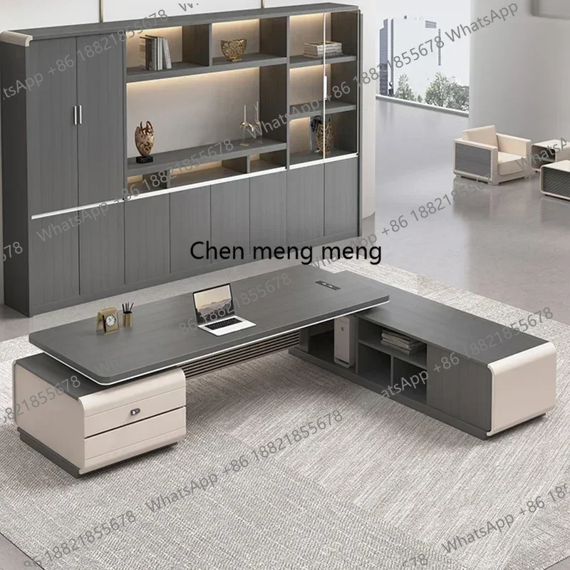 

zHExecutive Office Desk Study Home Office Desk Professional Furniture Modern Reading Conference Designer Tavolino Trendy Furnitu