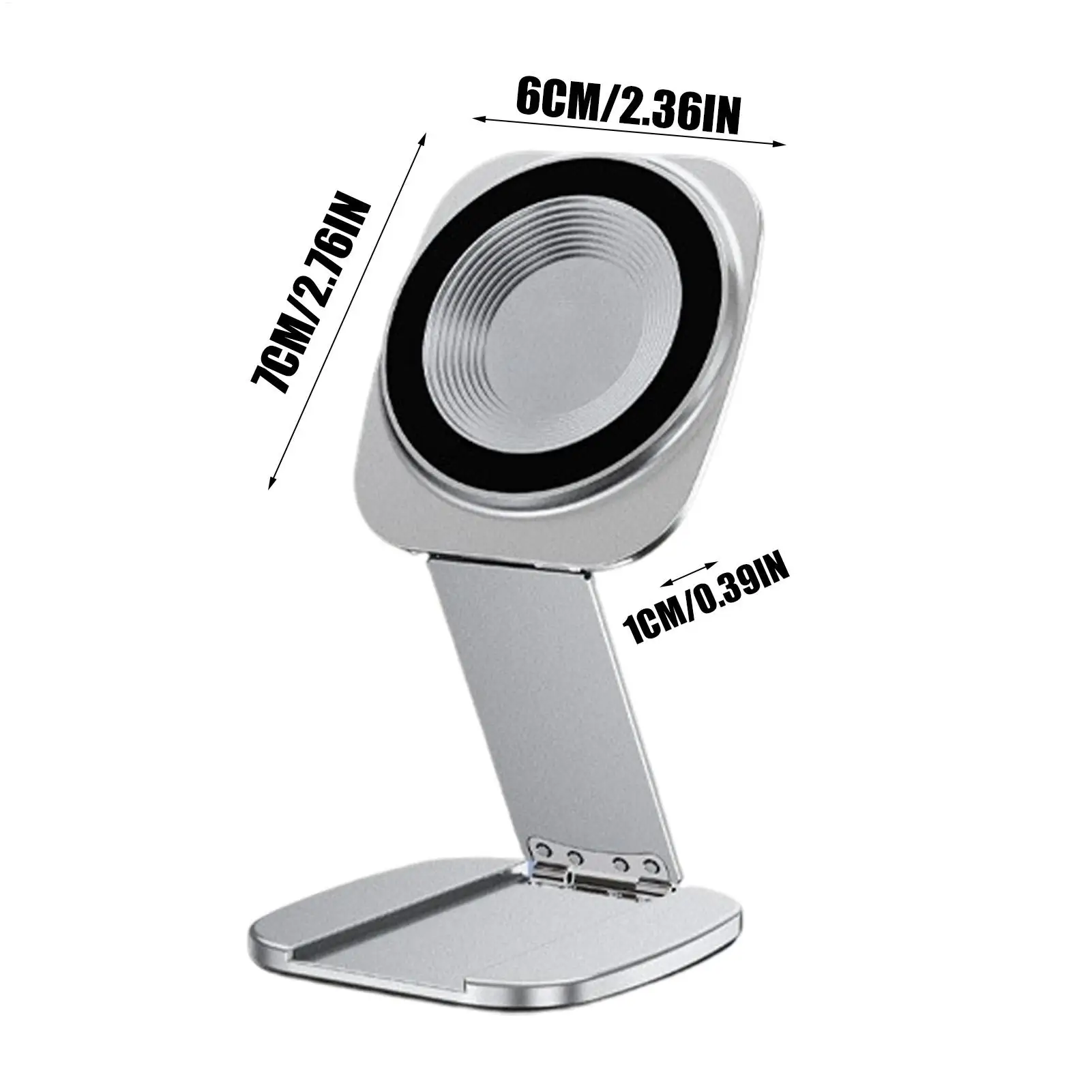 Magnetyczny uchwyt na telefon, składany, przenośny uchwyt na tablet, obrotowy uchwyt biurkowy do selfie, do domu, na zewnątrz, do samochodu, na golf, siłownię, do selfie, do ciężarówki.