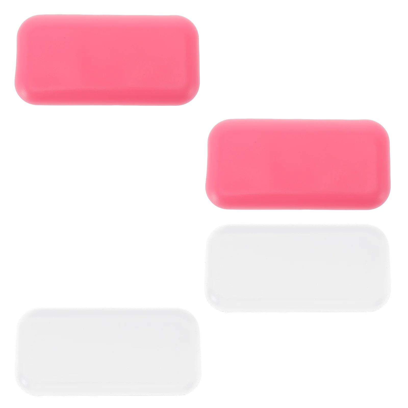 4 قطعة جوانات الرموش مرنة دائم العملي رمش تمديد لوازم منصات السيليكون الاستاتيكيه الامتزاز الجيد