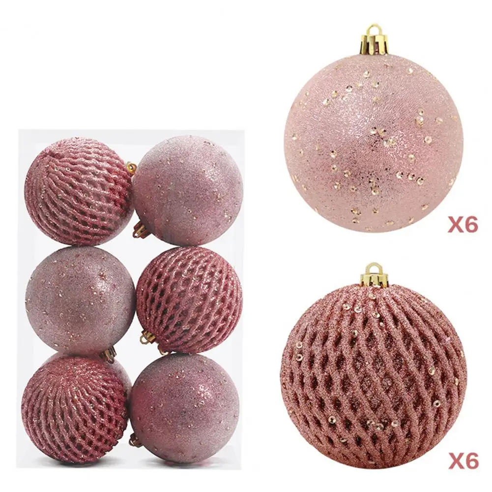 

Christmas Spirit Decorations Indoor Outdoor Christmas Decorations Sparkling Sequin Christmas Balls Festive Tree for Indoor