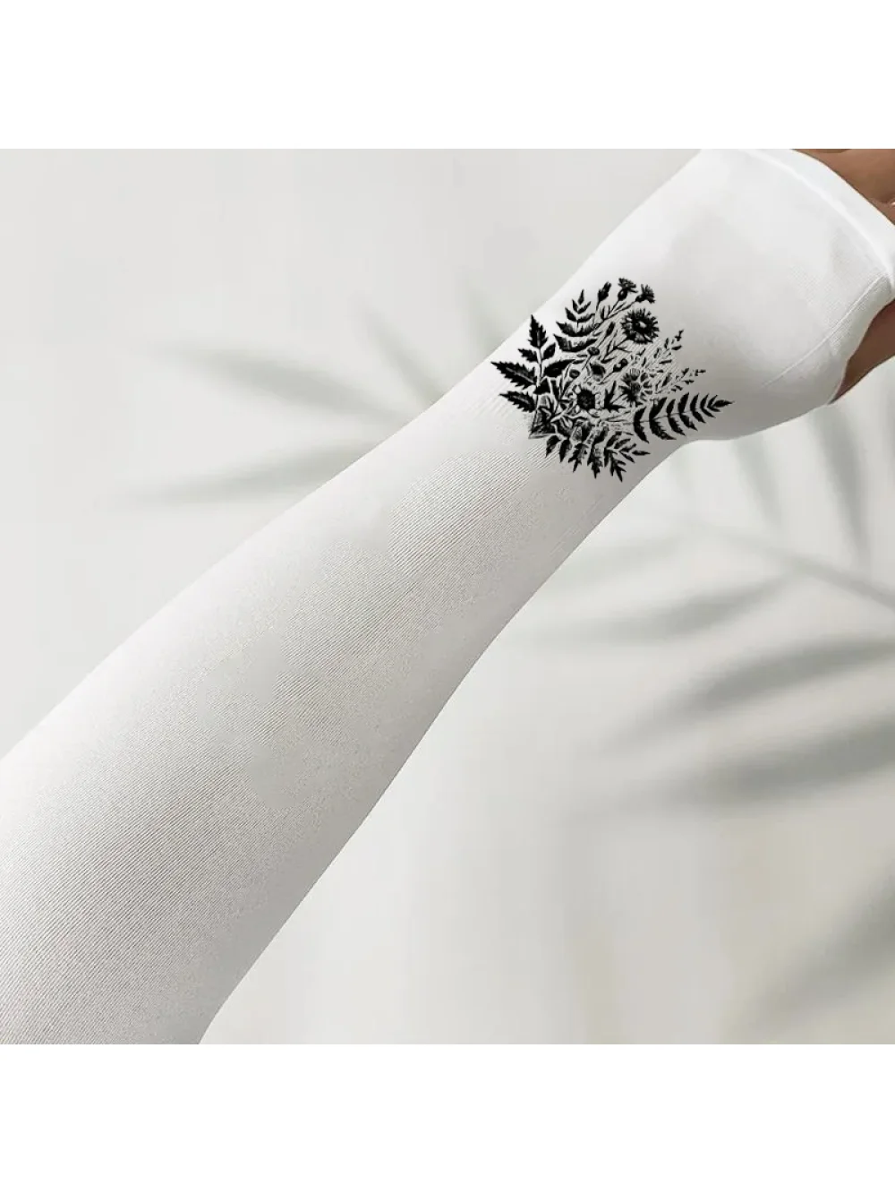 

2026 Summer New Fashionable Sleeve Cover Solid Color Printed Outdoor Sleeve Cover Multi functional Breathable Arm Protection