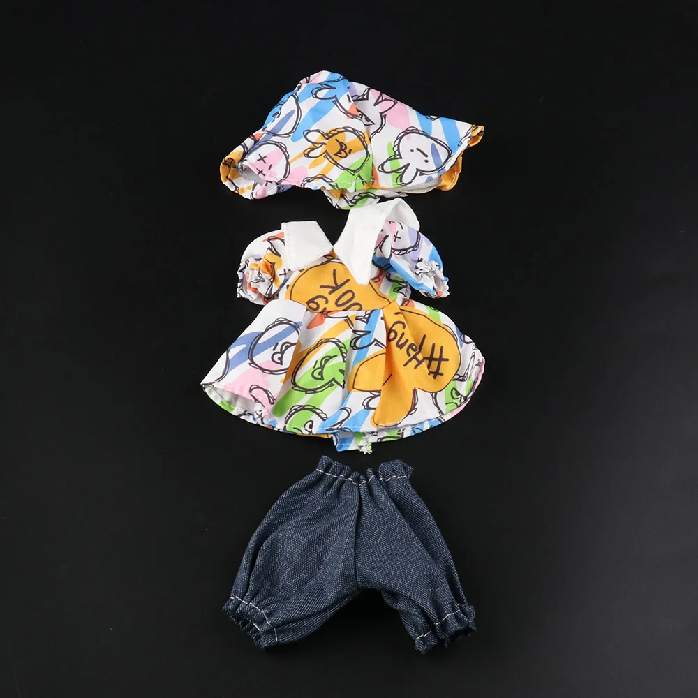 Bonito série gg cosplay figuras roupas para 30 cm 1/6 bjd byte boneca diy empregada vestir-se bonito lolita conjunto de roupas bonecas saia