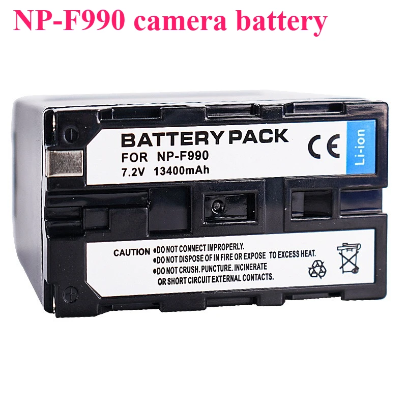 

7.2v 13400mAh, Suitable for Sony Camera LED Fill Light TYPE-C Charging NP-F990 Battery DC/DV Battery Fully Released