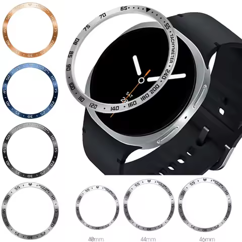 Metal Bezel Ring for Samsung Galaxy Watch 8 7 6 5 4 44mm 40mm Protector SmartWatch Accessories Galaxy 8 Classic 46mm Bumper Ring