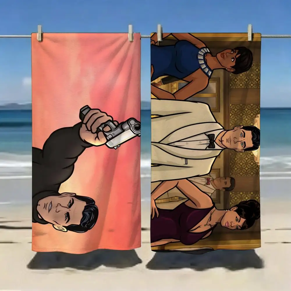 Anime A-ArcherS Towel Microfiber soft Beach Towel for Travel Fitness Sauna Bathing Camping