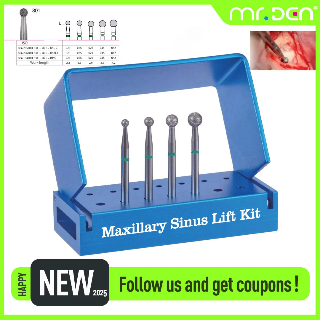 

Germany Oko Tungsten Carbide Dental Burs Root Canal Ball Drill RA Carbide Lab Bur Root Canal Prep Kit