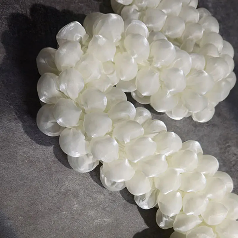 

Gloss Satin Bubble Guaze Heat Set Fabric Three-dimensional Concave Shape Clothing DIY Designer Fabric For Stage Styling Sewing