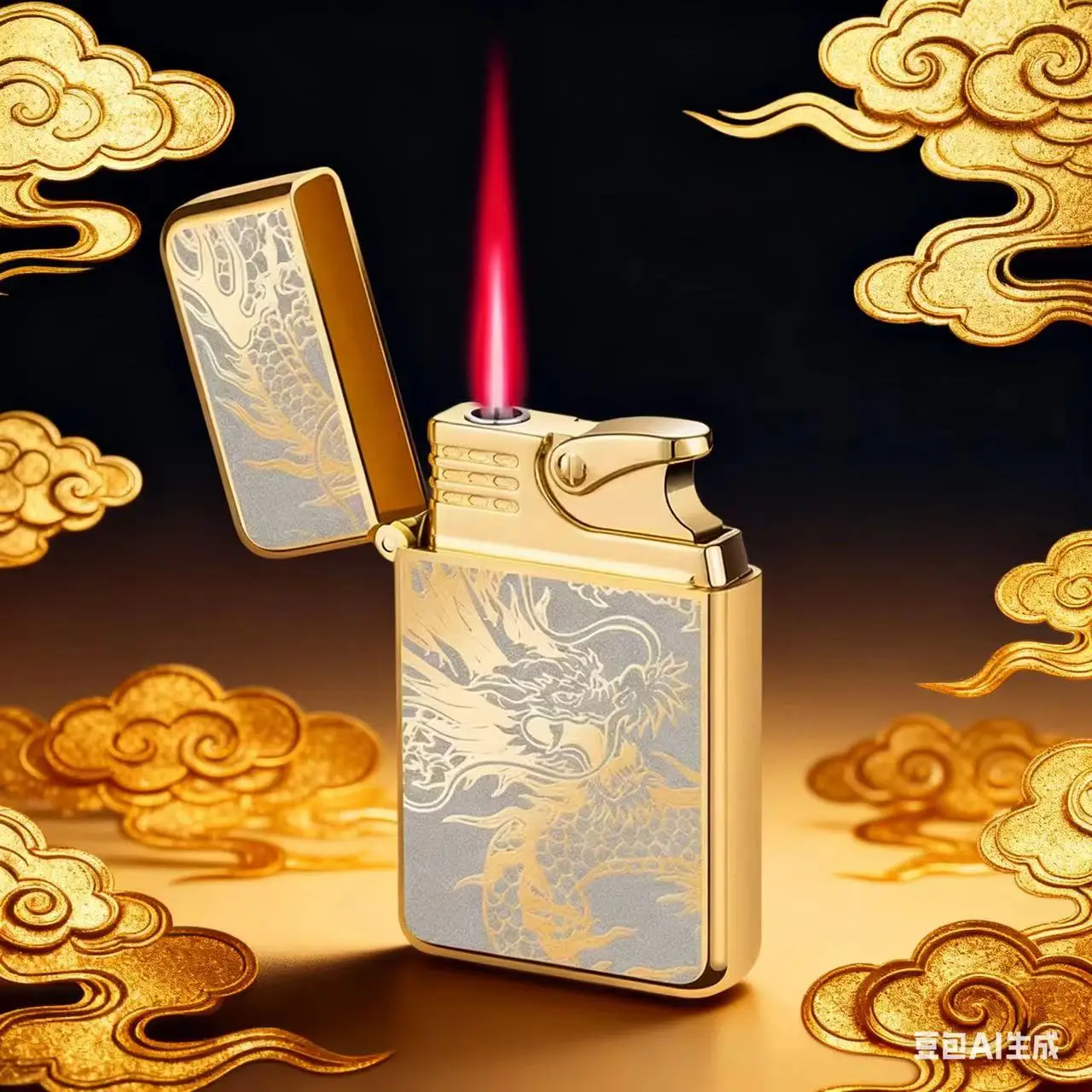 

Металлическая зажигалка с красным пламенем, светящаяся зажигалка для сигар, многоразовая бутановая регулируемая пламя, портативная ветрозащитная газовая зажигалка, мужские подарки