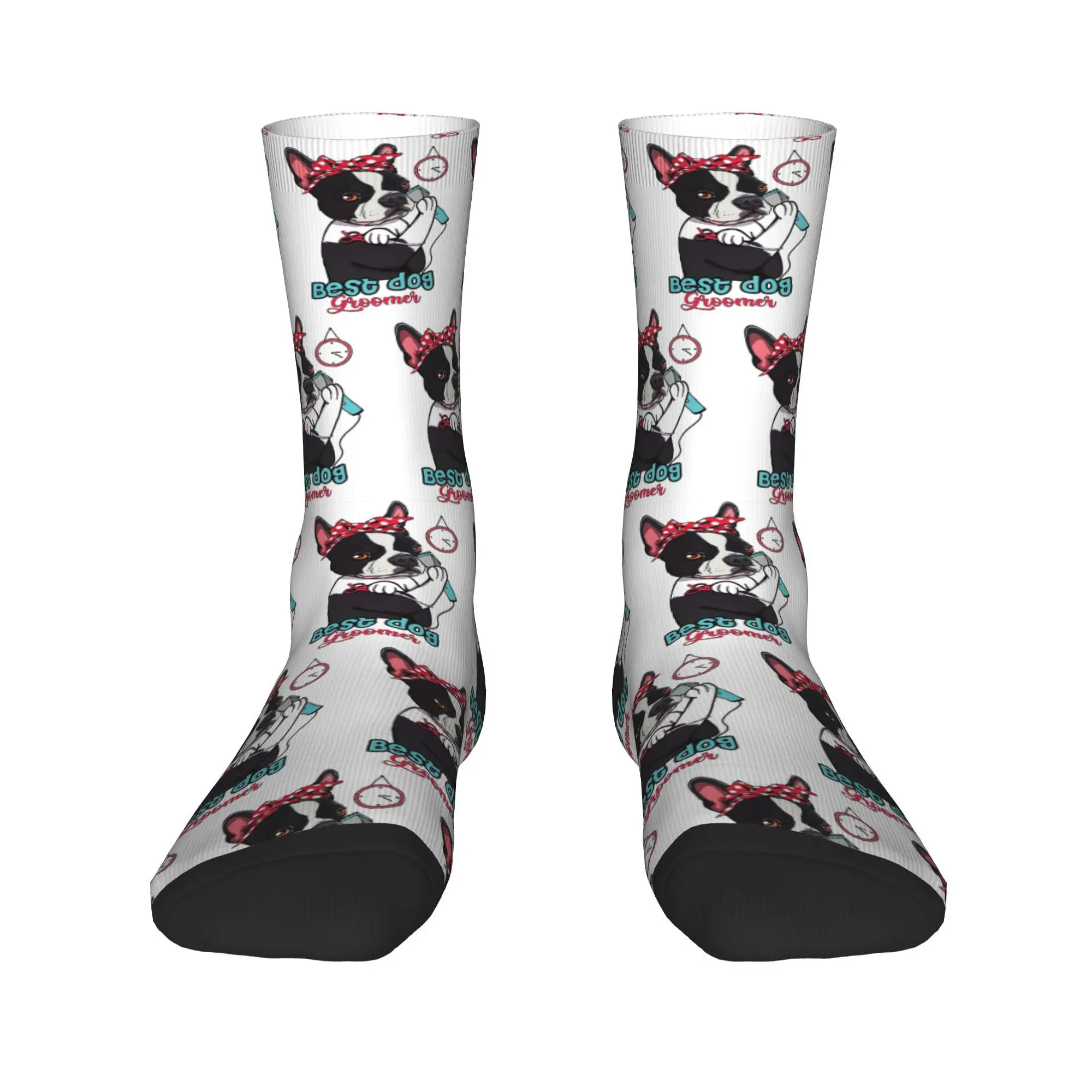 Leuke Hond Groomer Cadeau Voor Vrouwen Hond Verzorging Sokken Harajuku Super Zachte Kousen Lange Sokken Accessoires voor Unisex Geschenken