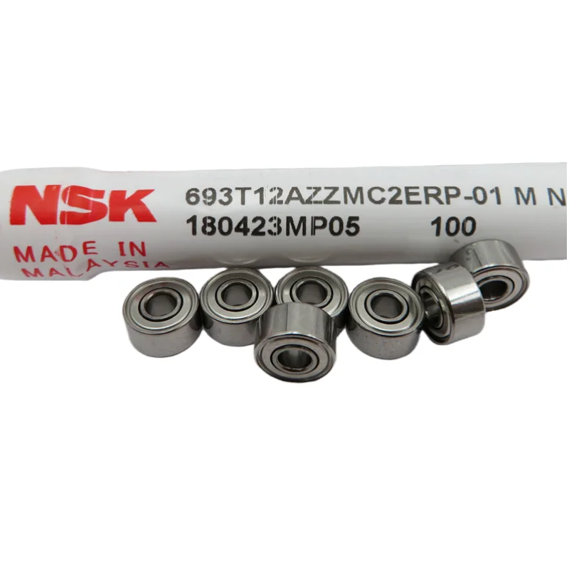 50 Stück Original NSK-Lager 693ZZ 3*8*4mm R-830ZZ Präzisions-Miniatur-Kugellager 3x8x4 mm 693 693Z Motor-Lüfterlager – Detail 3