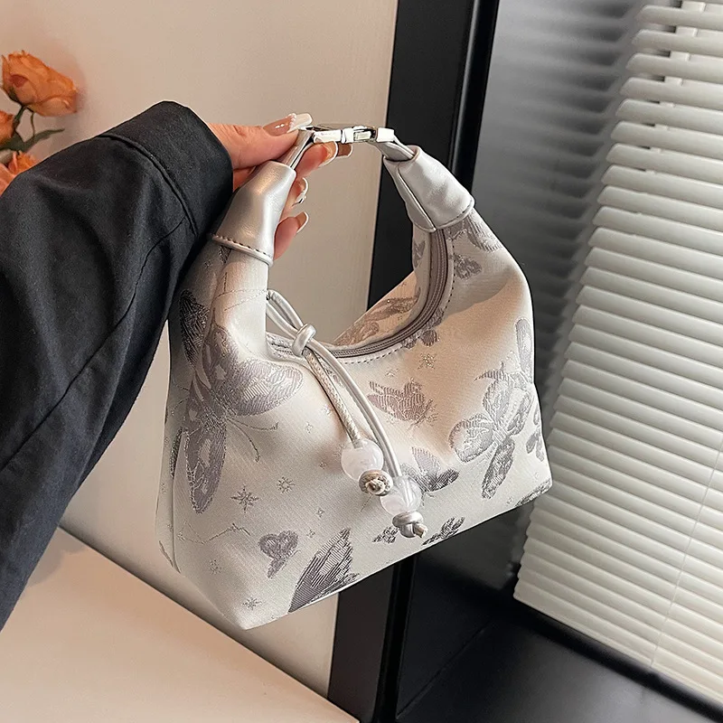 Popular New Chinese Style Handheld Bag for Women 2024 New Western style Cross border Shoulder Bag Versatile Crossbody Bag