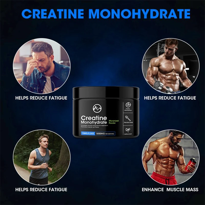 Minch Creatine Monohydrate Sports Dietary Supplements Muscle Builder for Men Women Post Workout Recovery Drink