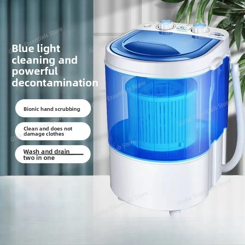

Мини-стиральная машина, бытовая полуавтоматическая стиральная машина с одним ведром для младенцев и детей, стиральная машина для носков