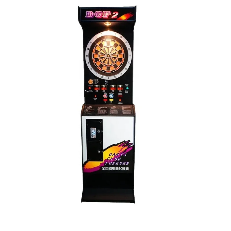 

China Game Entertainment Hall Coin Operated Sports Dart Machine Dartboard Darts Timber Construction with 1 Year Warranty