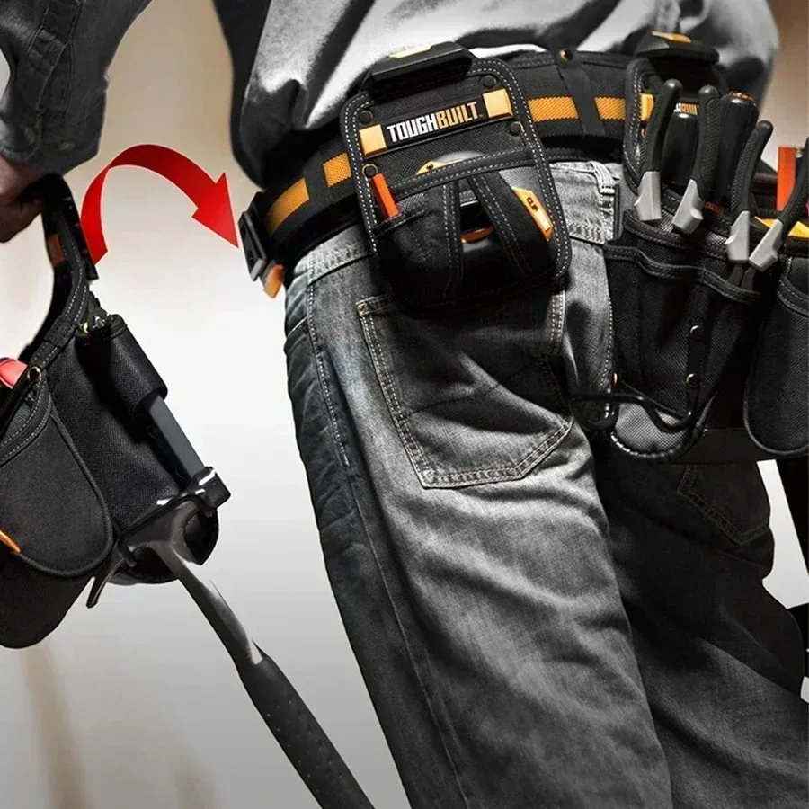 TOUGHBUILT TB-CT-42 Cinturón de herramientas Hebilla ajustable resistente Cinturón exterior resistente de suspensión rápida