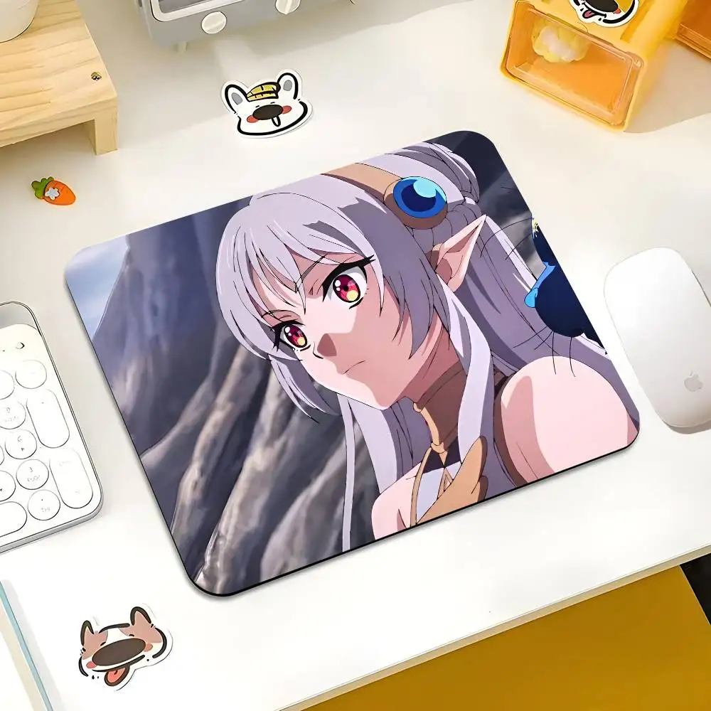 Game Character Shionne Alphen Rinwell Small LockEdge Mouse Pad For Gamers Computer Desk Pad Rectangular Anti-slip Rubber