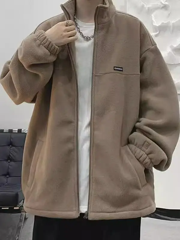 

Очень большой 300-мешок Hong Kong Sle, двусторонний джинт Fce, мужской осенне-зимний новый свободный повседневный топ-джат