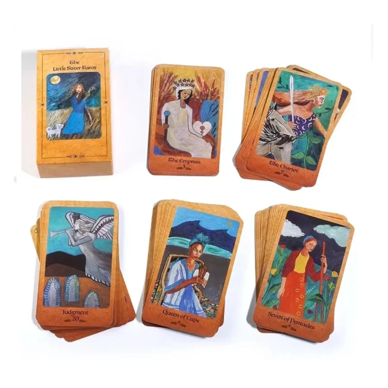 

Карты Таро «Маленькая сестра» 78 Колода Oracle English Visions Divination Edition Borad Playing Games