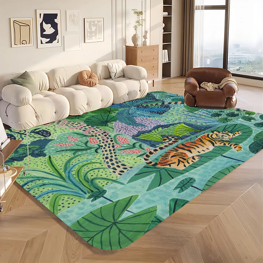 

Nature Forest Animal Tropical Floor Mat Bath Mat Nordic Style Home Doormat Bathroom-Toilet Mats Bedroom Welcome Doormat