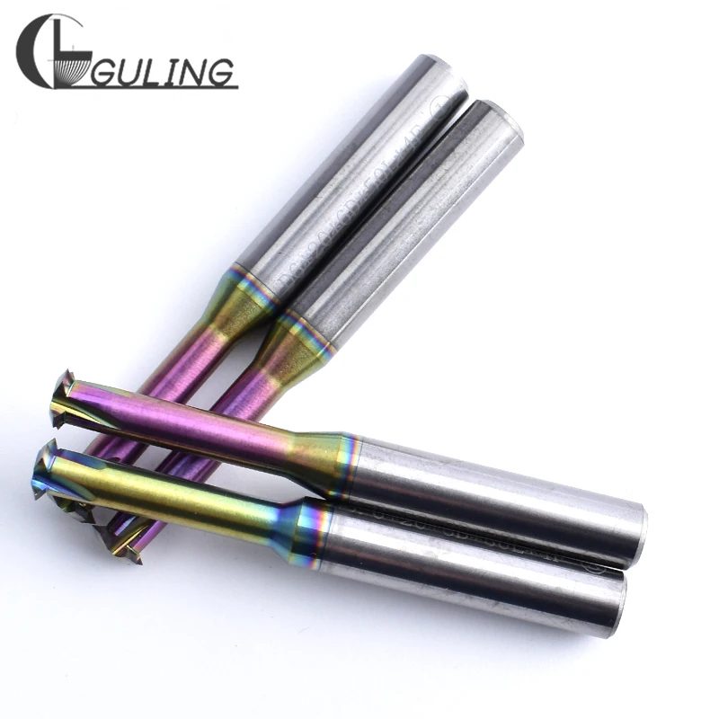 CNC 60Degree Tungsten Steel Single tooth Thread Milling Cutter M1 M1.2 M1.4 M1.6 M2 M2.5 M3 M4 M5 M6 M8 M10 M12 M14 For Aluminum