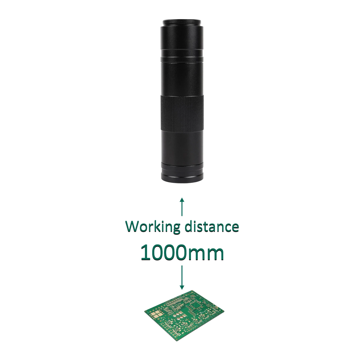 Imagem -04 - Zoom 150x Câmera Full hd Microscópio Industrial Porta Hdmi Vga Braço de Metal Ajustável Suporte para Solda Pcb Reparo do Telefone