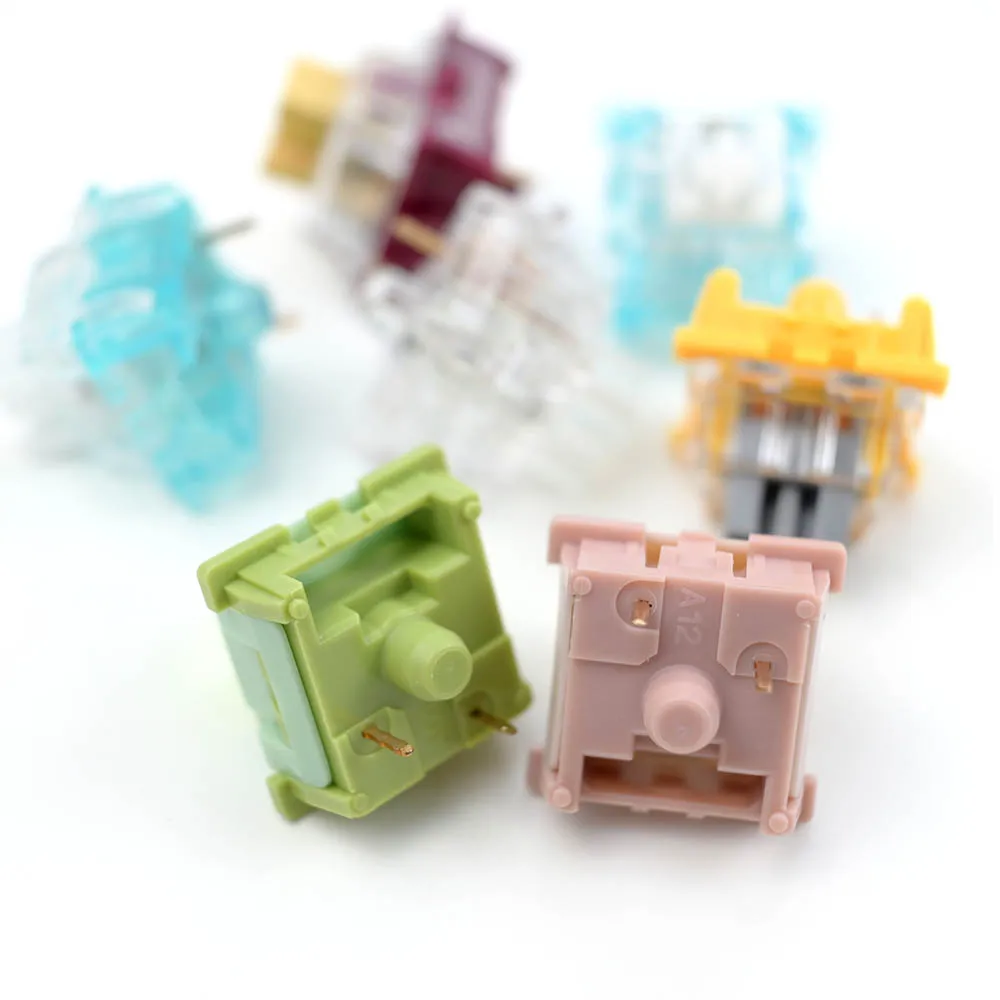 Outemu Schakelt Mechanische Toetsenbordschakelaar 3pin Stille Clicky Lineaire Tactiele Soortgelijke Heilige Panda Switch Smeermiddel Rgb Gaming Mx Switch