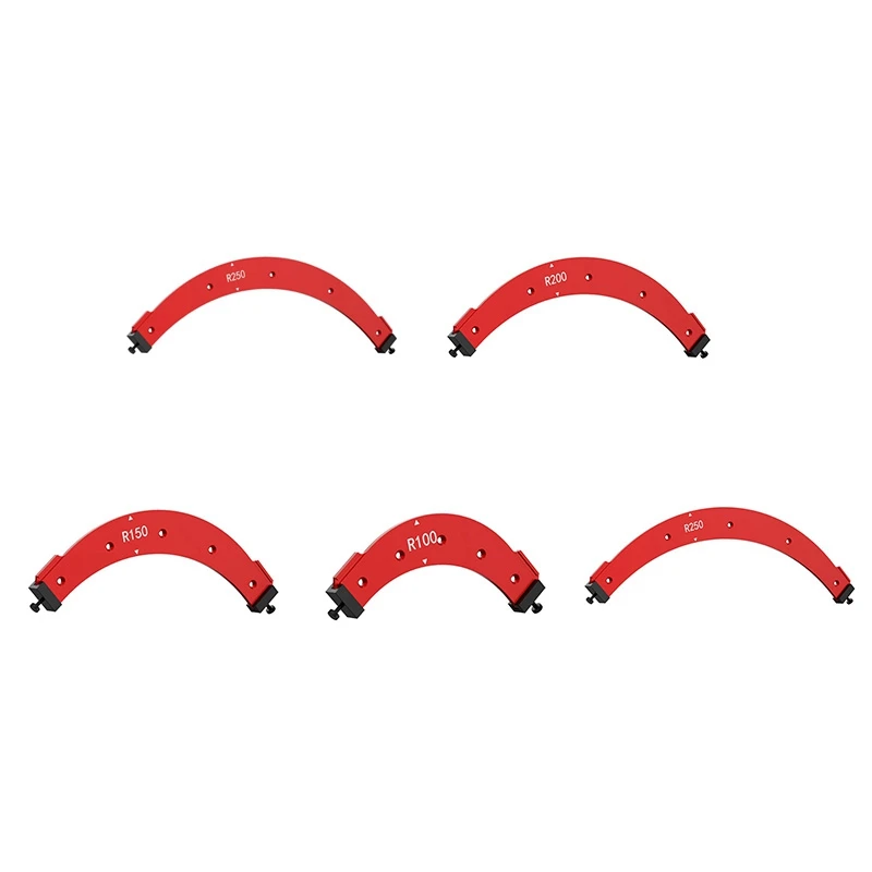 

WCS-Inner/Outer Corner Large Arc Mold Electric Router Slotting Template Woodworking Curved Angle Chamfering Template Tools