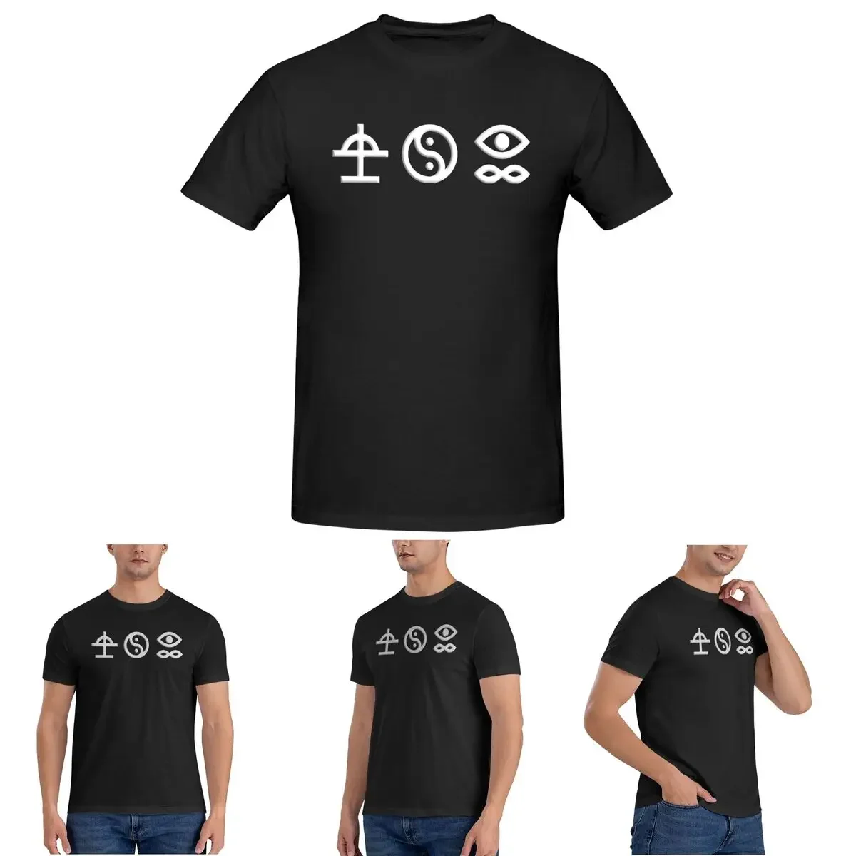 Bad Omens Is An American Metalcore T-Shirt for Men Cotton Oversized T Shirts Men's Short Sleeve Crew Neck Summer Clothes Tops