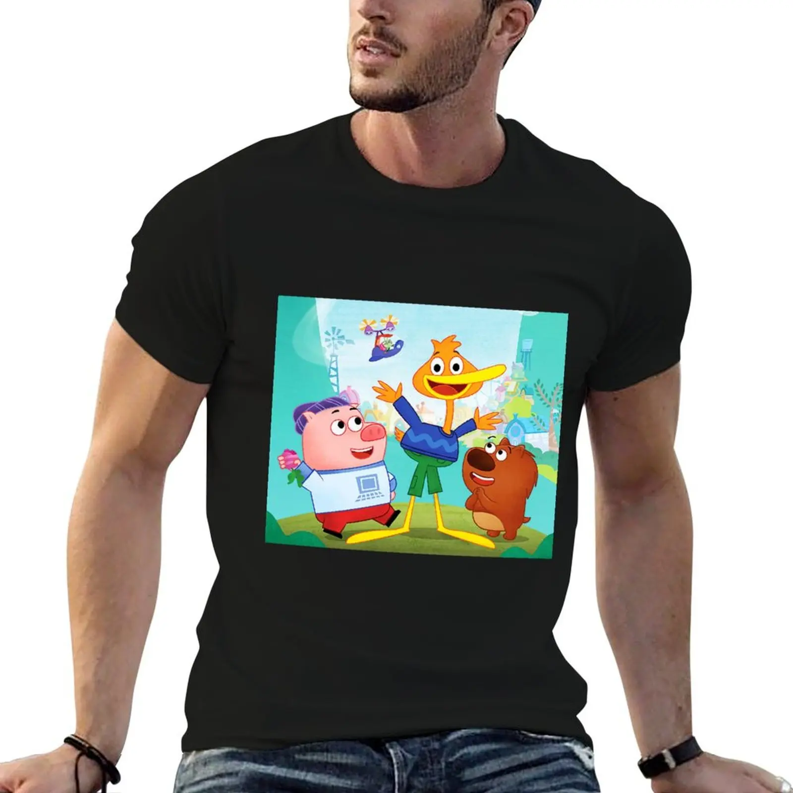 P. King Duckling T-Shirt tees cute clothes vintage clothes cotton t shirt men