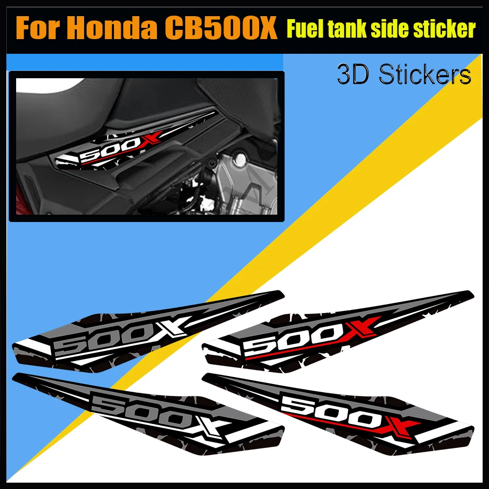 Motorcycle Tank Pad Stickers Protector Side Feul Oil Kit Knee Fairing Fender Stickers Decals For Honda CB500X CB 500X