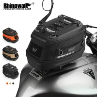 Rhinowalk-bolsa de tanque magnético para motocicleta, con cubierta para lluvia, equipaje de motocicleta de liberación rápida de 6,5l, accesorios para motocicleta BMW KTM