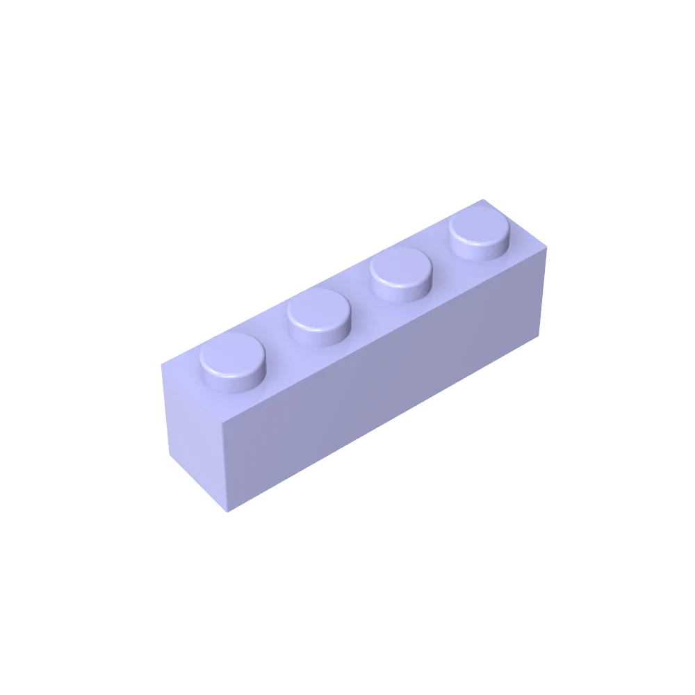Gobricks GDS-534 Ziegel 1 x 4 ohne Bodenrohre, kompatibel mit Lego 3010 3066 Teilen für Kinder zum Selbermachen