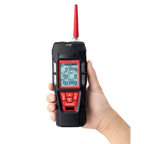 Riken Keiki GX-6100 Portable Multigas Detector Smallest 6 Gas Sample Draw Detector