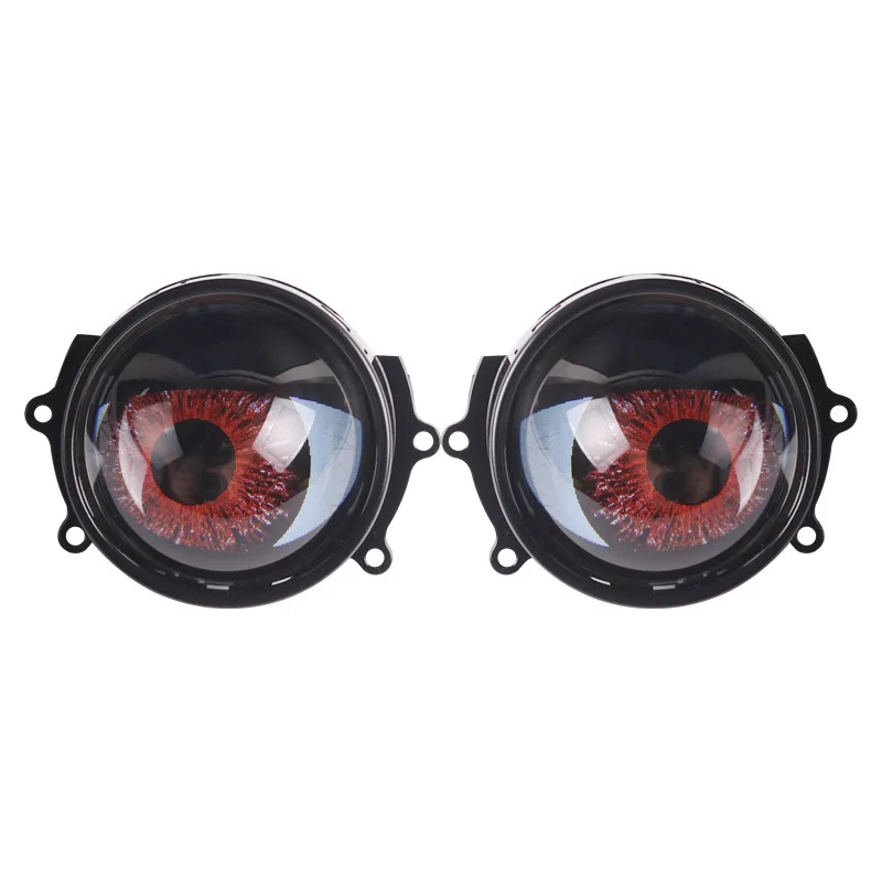 New modified eagle eye demon eye car light dynamic LED writing wheel eye assembly blink light decorative lens car light