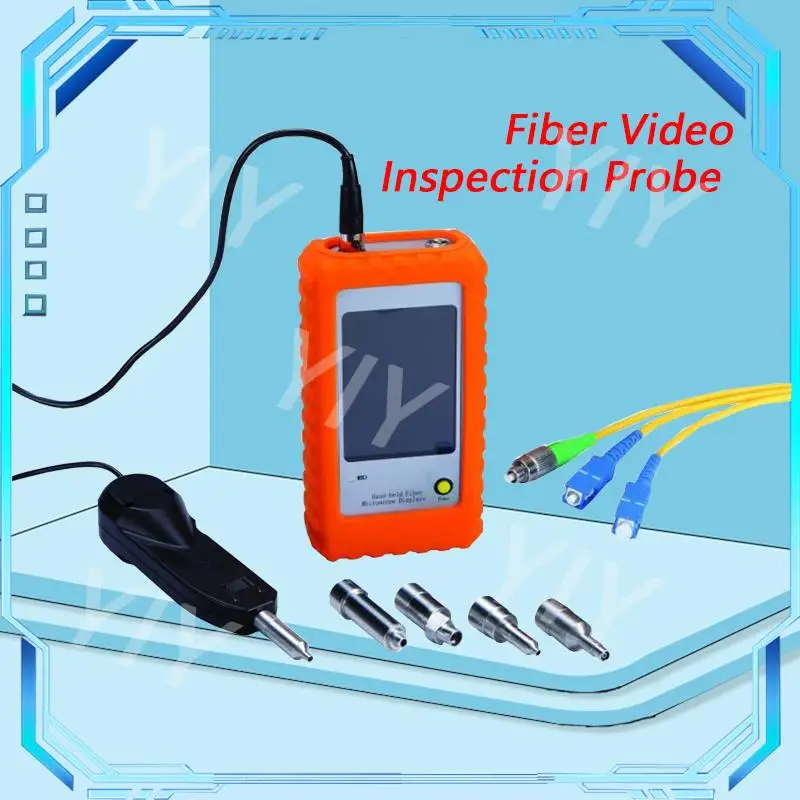 Fiber Video Inspection Probe Microscope Fiber Optic End Face Inspection Fiber Connector End Face Detector