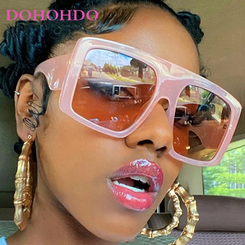 

Oversized Square Sunglasses Unique Women Men 2025 Trendy Punk Cycling Goggle Driving Riding Sun Glasses Outdoor Eyewear UV400