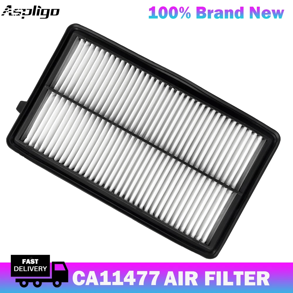 Aspligo 1PCS CA11477 Replacement Engine Air Filter For HONDA ACCORD 2013-2017 EX-L 3.5L/For ACURA TLX 2015-2017 2016 Base 3.5L