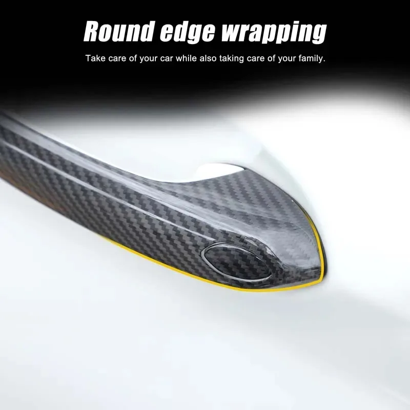 

metyoucar For BMW 3 5 Series X3 X4 X5 X6 X7 I3 G20 G30 G01 17-25 Real Carbon Fiber Car Door Handle Cover Trim Car Accessories