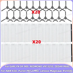 Fit For GARLYN SR-900/REDMOND VR1325S/ZEDAR R600/Puron PR12 PRO/ Loorow AT800 /Liectroux X6/ABIR K30 Parts Brush Filter