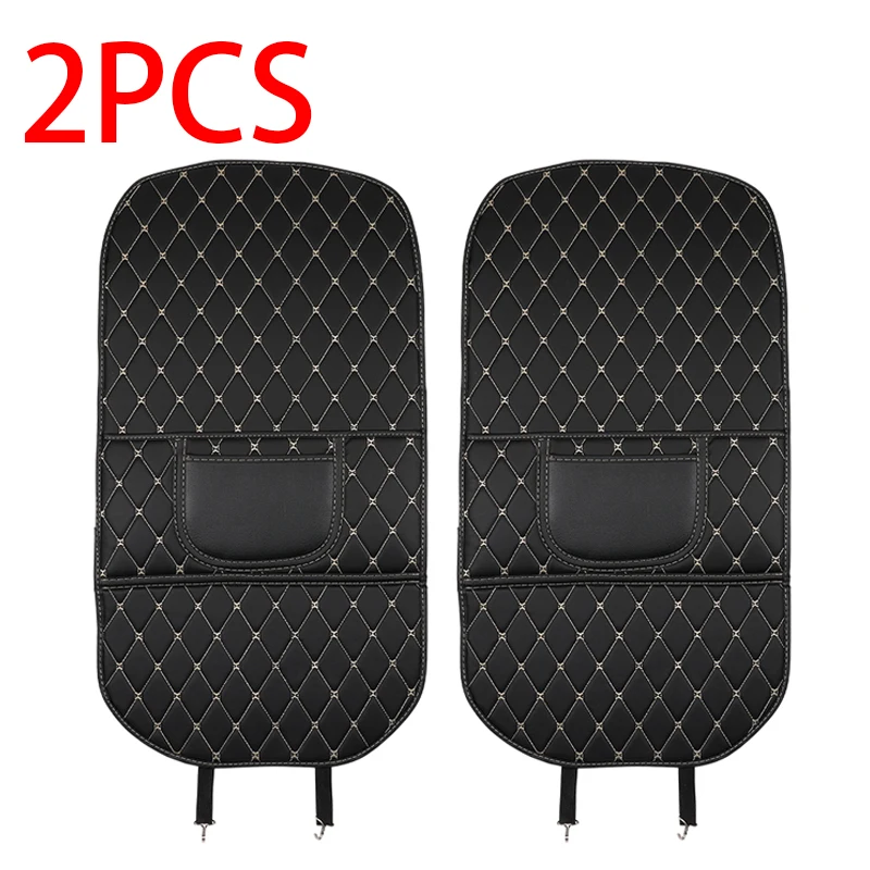 

PU Leather Car Seat Back Protector Pad Interior Auto Anti Kick Pads for Kids Child Kick Anti Dirty Protect Mats Auto Accessories