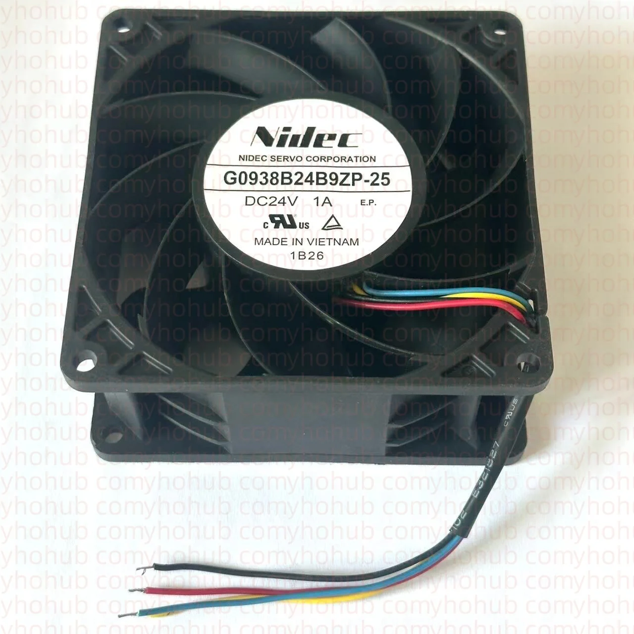 nidec-g0938b24b9zp-25-dc-24v-1a-90x90x38mm-ventilateur-de-refroidissement-de-serveur-4-fils