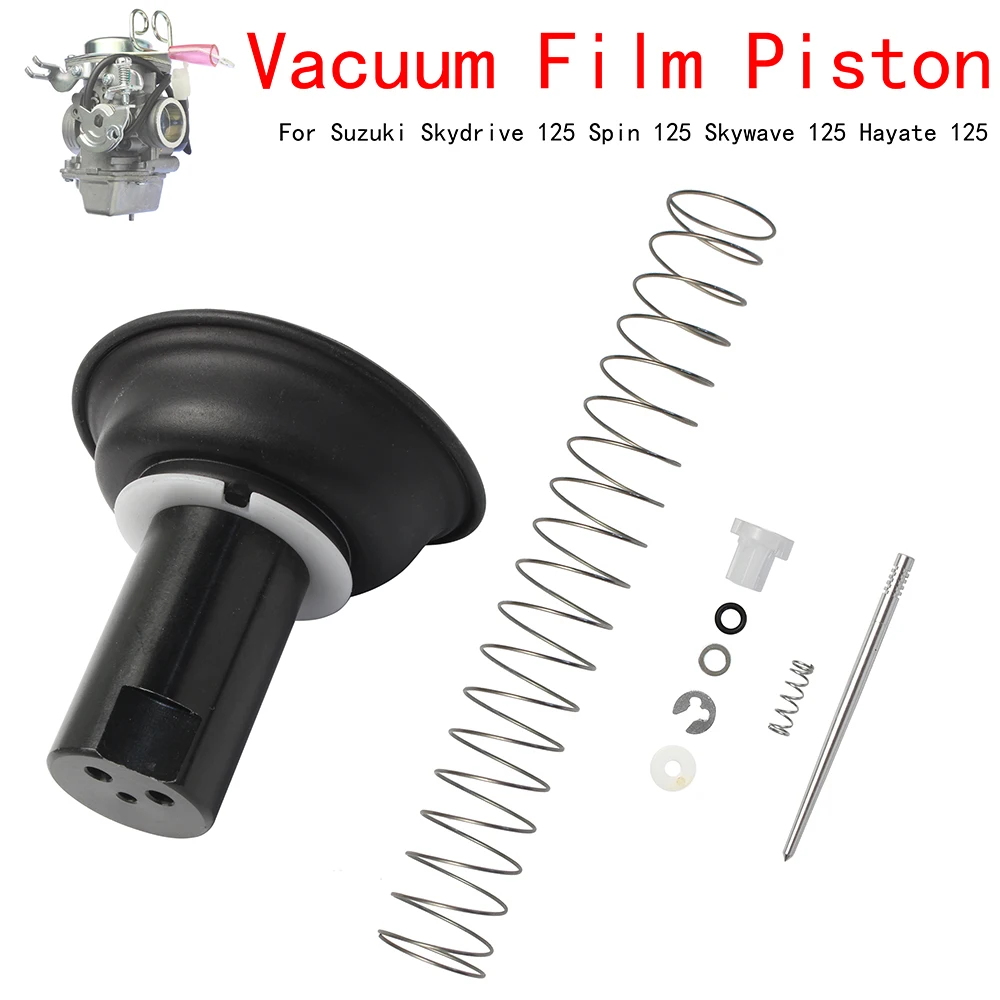 

Carburetor Plunger Film Vacuum Needle For Suzuki Sky Drive Skydrive 125 Spin 125 Skywave 125 Hayate 125 Scooter