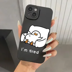 Cartoon Duck Pattern Phone Case For Samsung Galaxy S26 Ultra A16 A56 A35 A55 A34 A54 A53 S25 S24 S23 Plus S22 S21 FE Soft Cover