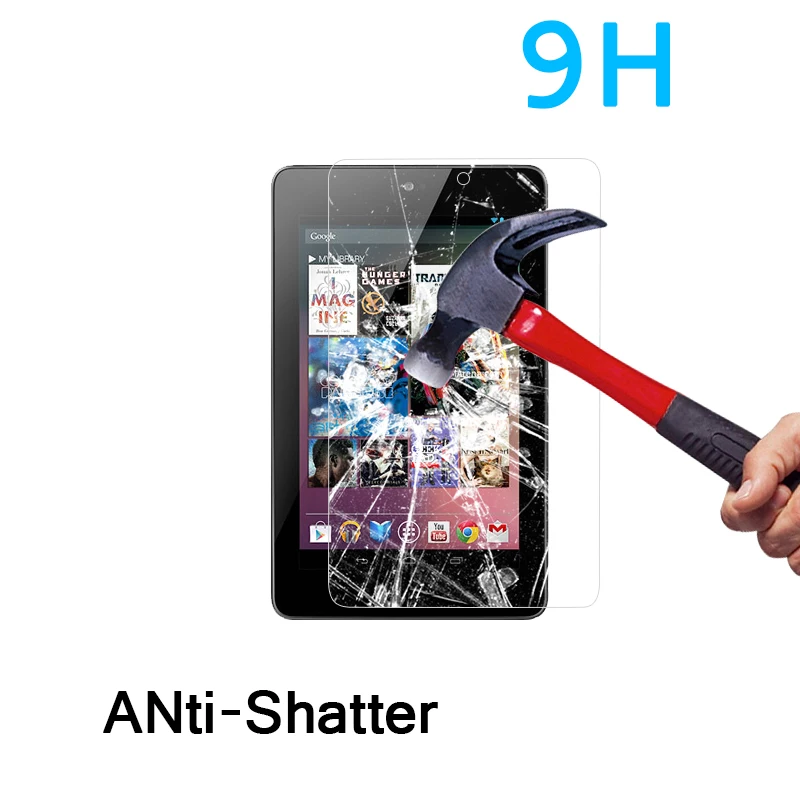 Best Qaulity 9H Premium Anti-shatter tempered glass For LG GOOGLE NEXUS 7. 7.0